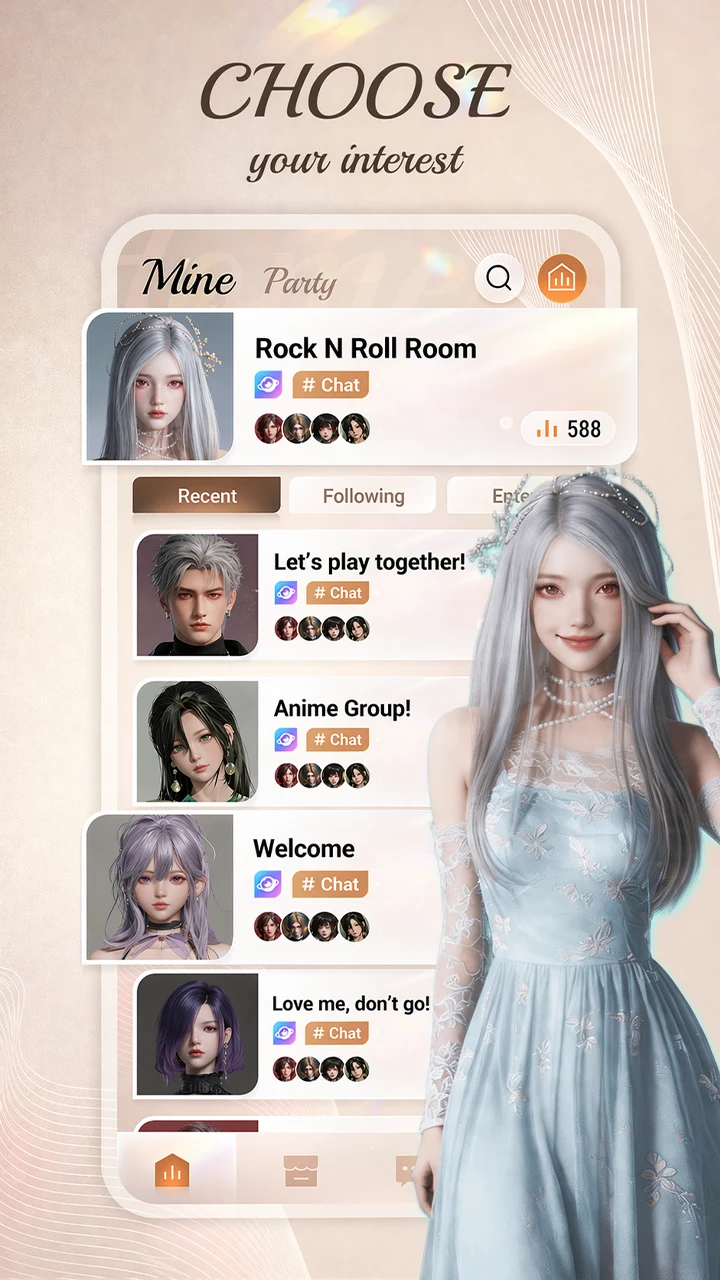 Ezpz - easy chat easy game screenshot